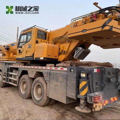 Used Truck Crane with 21.8m Max Boom Length, SC9DF300.1Q5 Engine, and 4 Axle Stability
